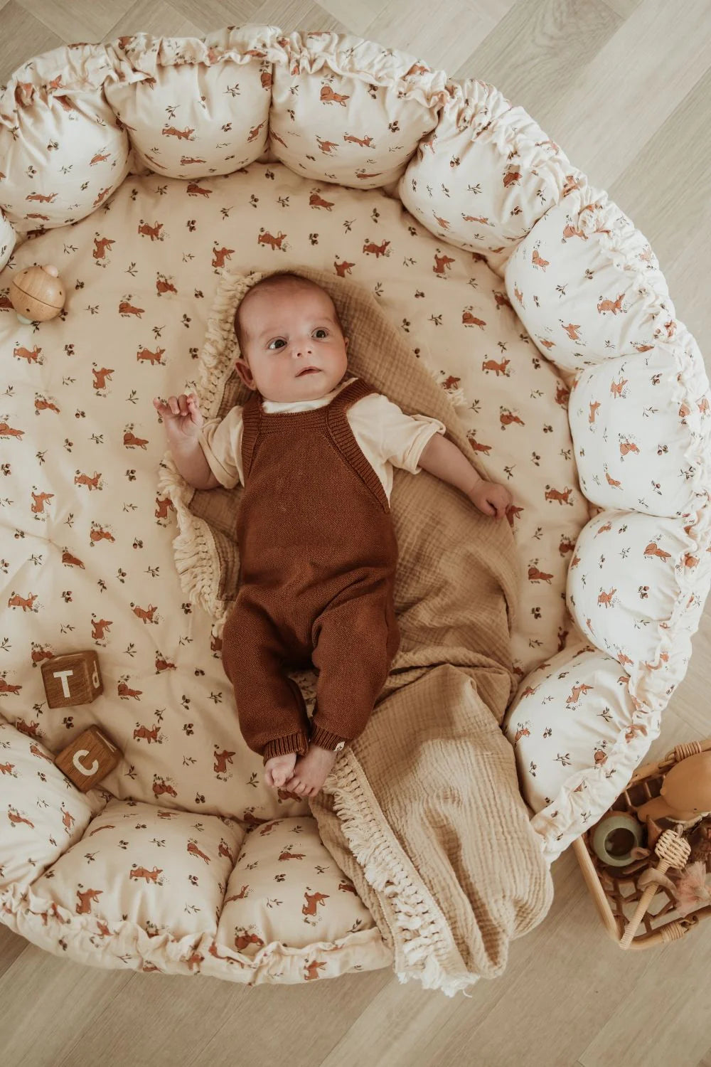 Organic Play Mat & Cocoon – Rabbit