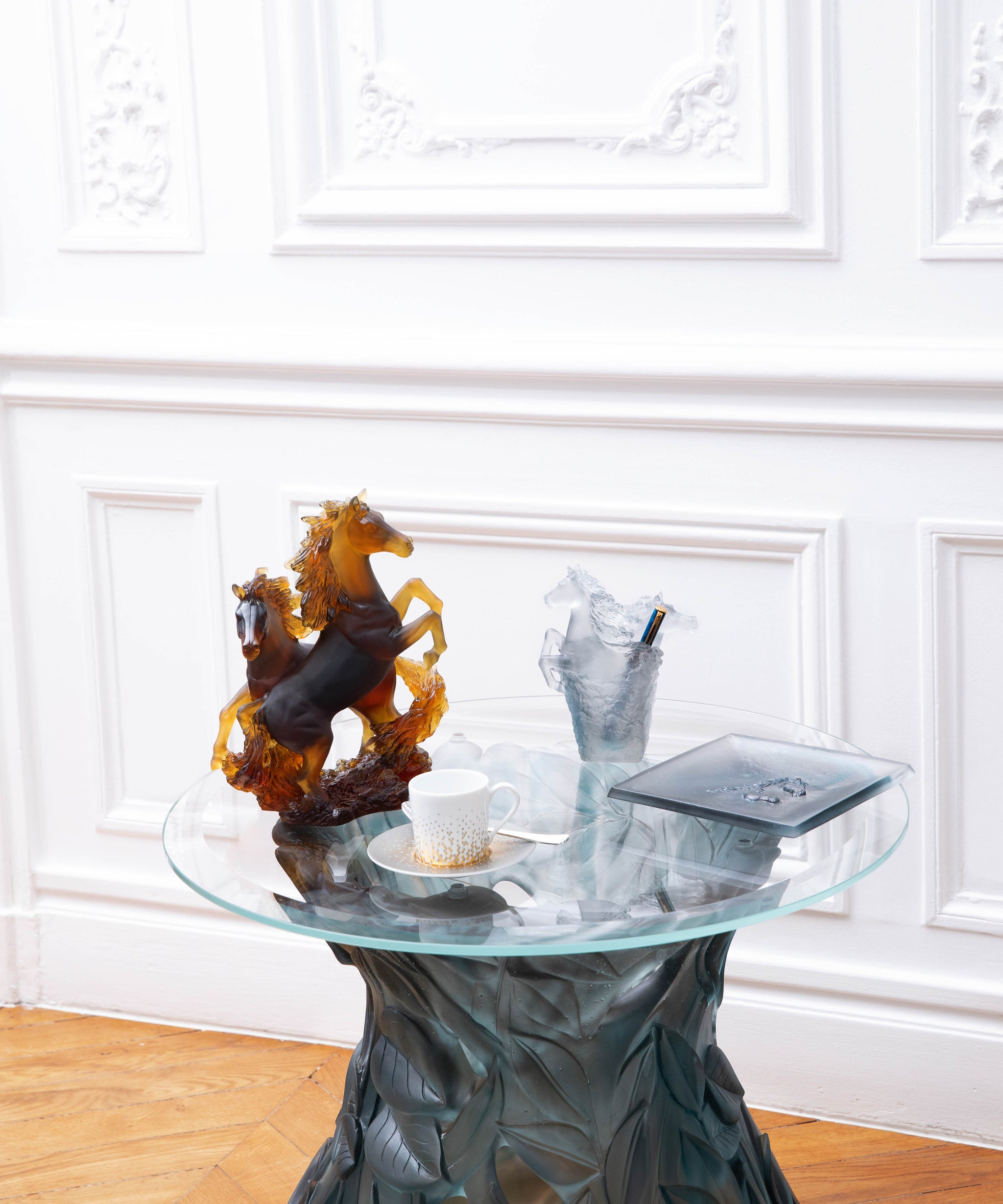 Cavalcade Two Horses Sculpture