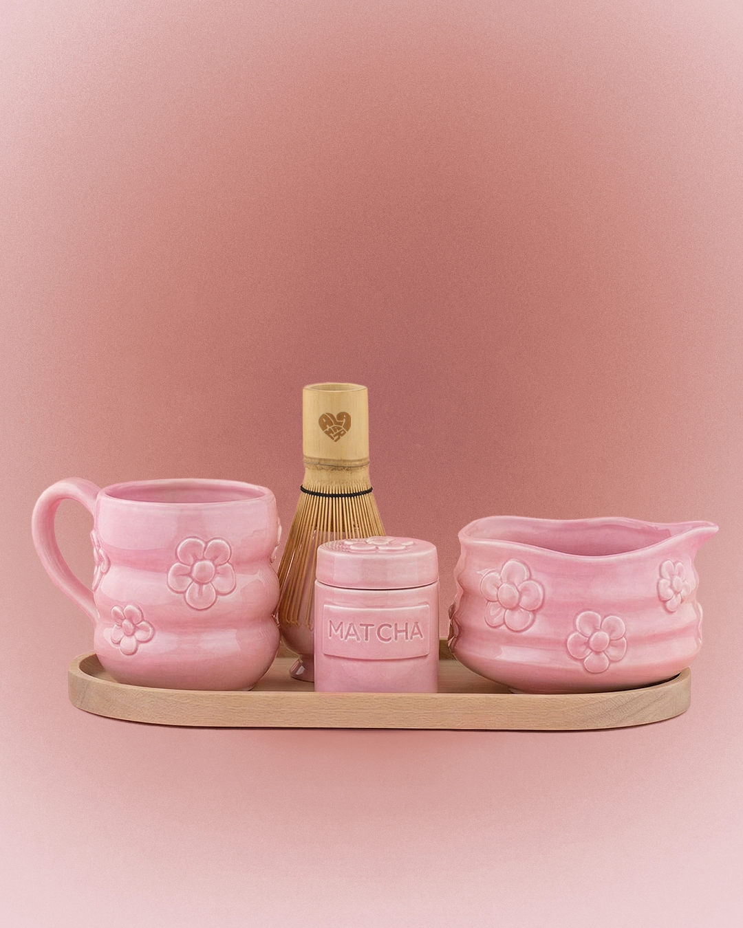 Matcha Set Kit - Pink
