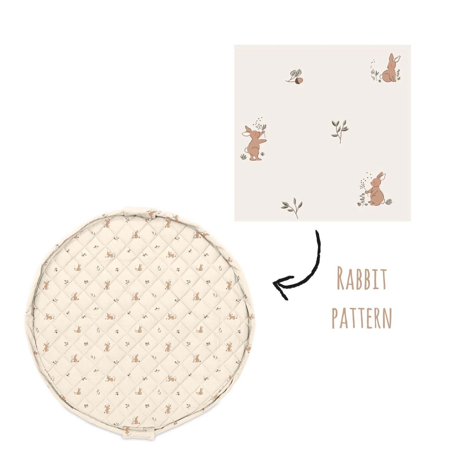 Organic Play Mat & Cocoon – Rabbit