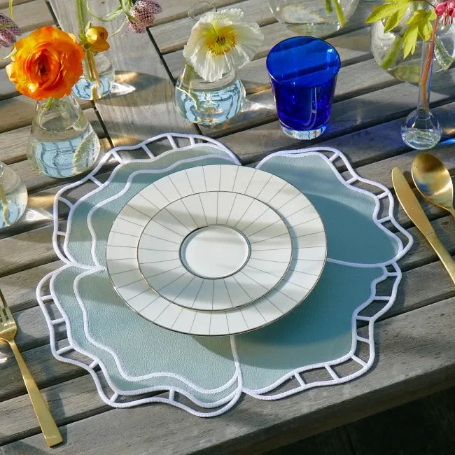 Eclipse Faux Leather Placemats - Set of 2