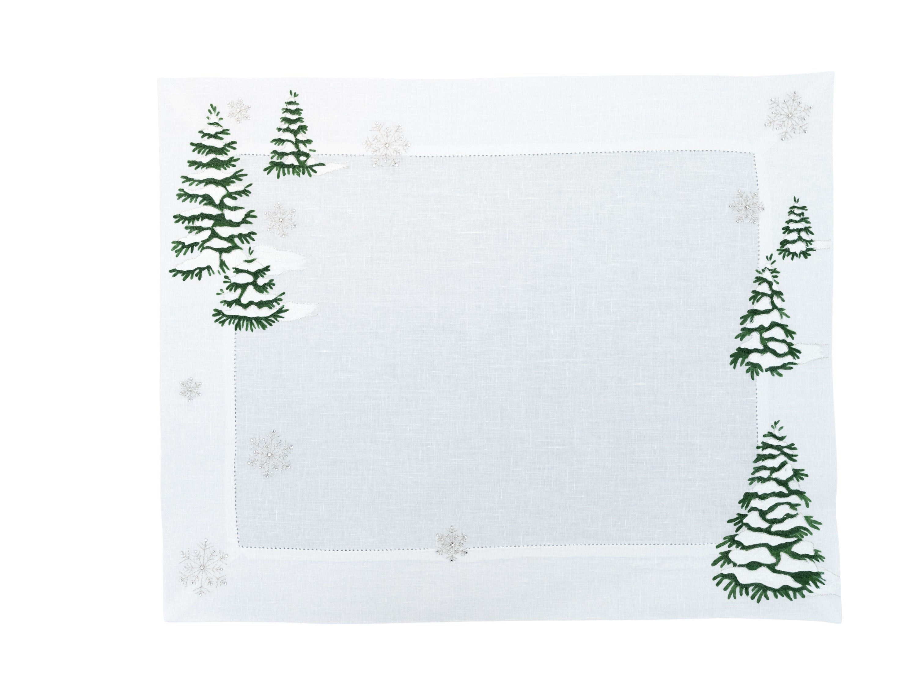 Snow Enchanted Forest Placemat - Set of 2