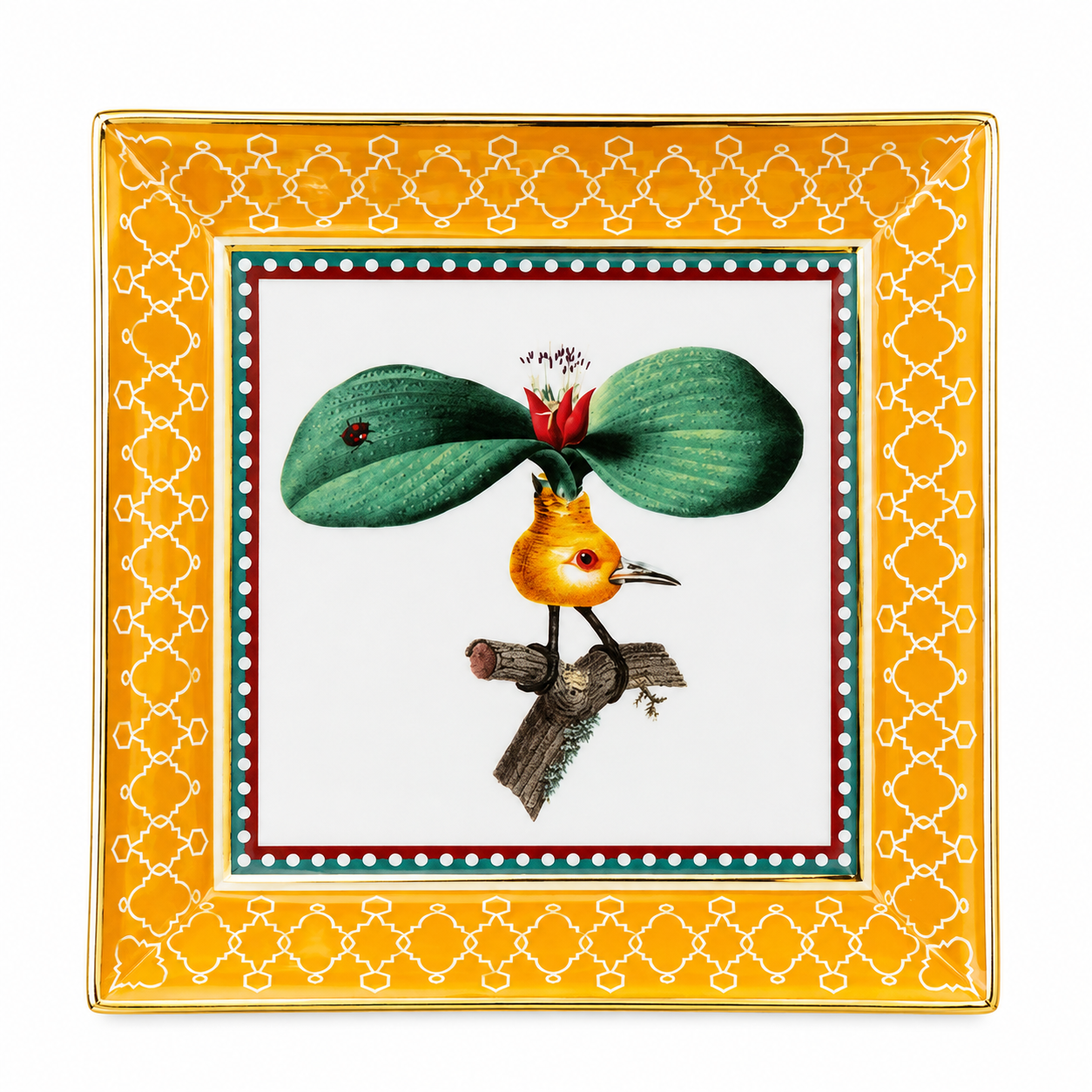 Trinket Tray Leafflyer Saffron