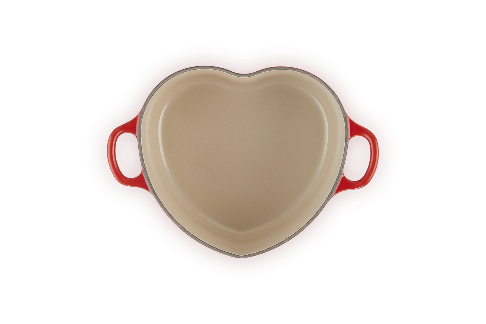 Cast Iron Heart Shaped Casserole with Heart Knob