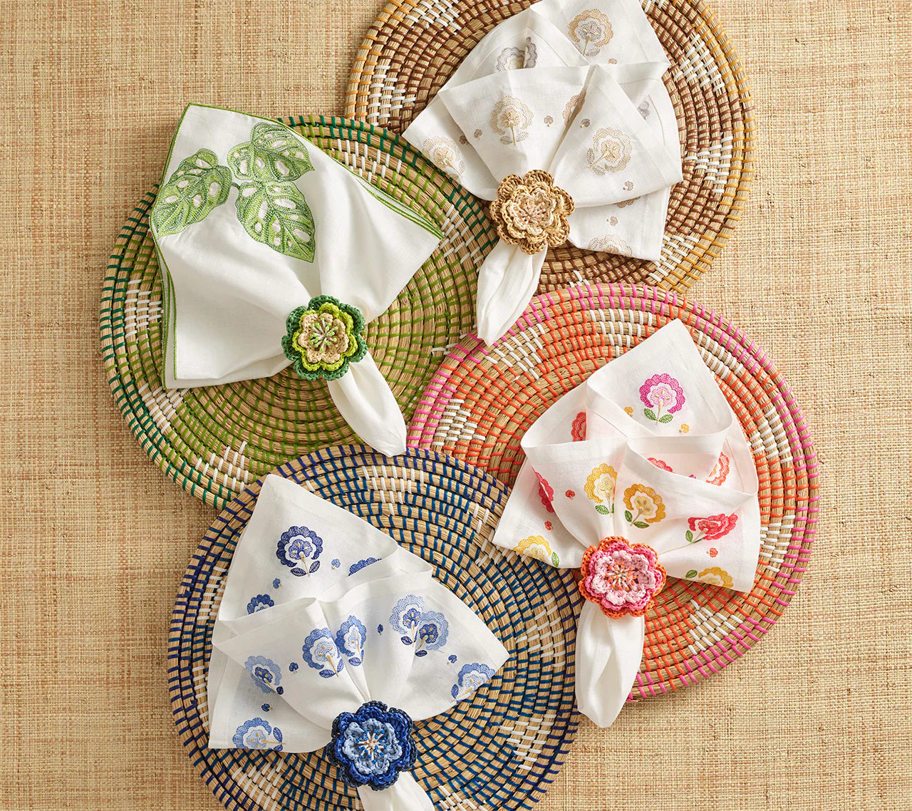 Pareo Napkin Ring - Set of 4
