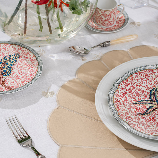 Saint-Jacques Faux Leather Placemats - Set of 2