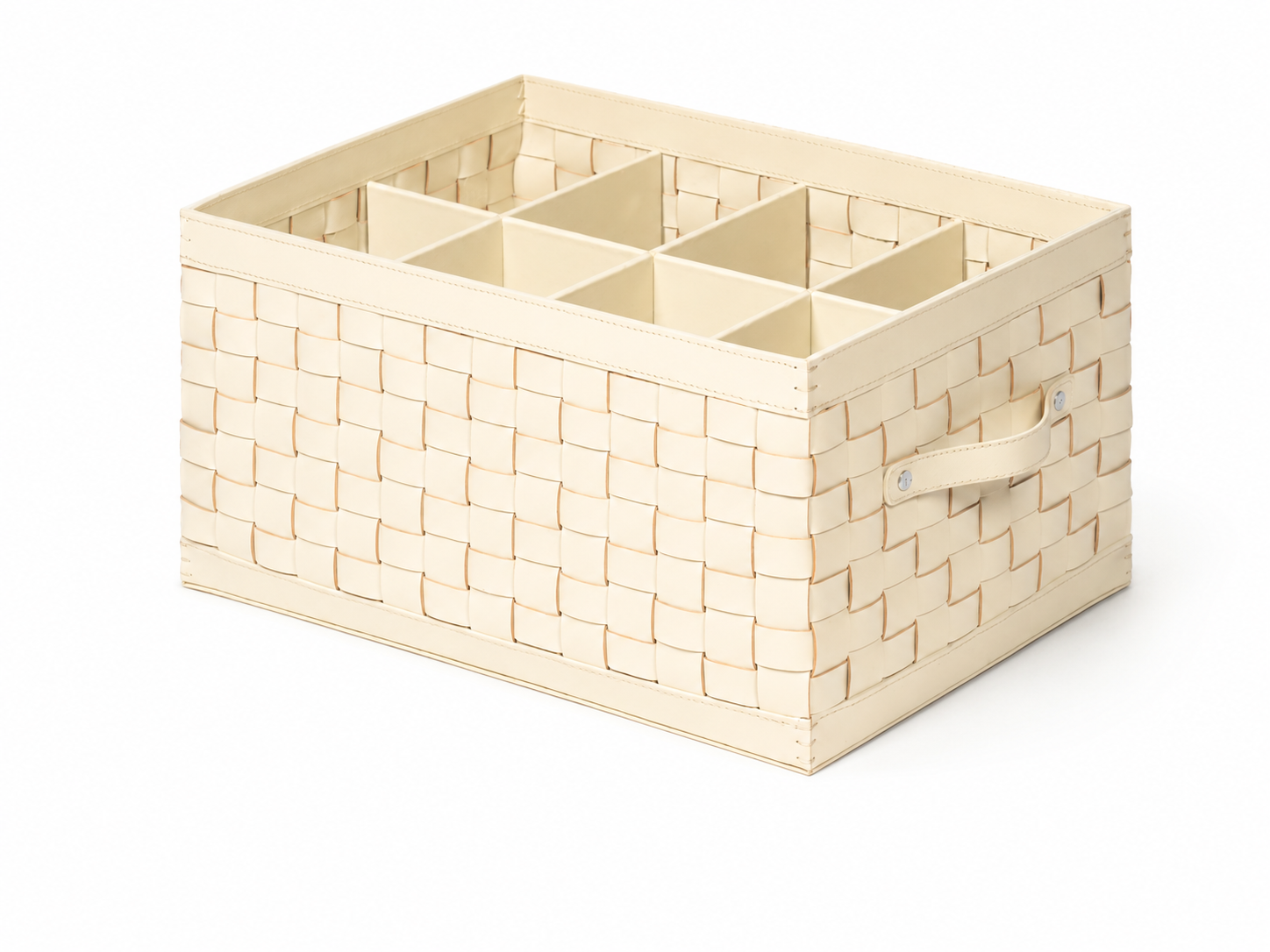 Barcellona Storage Basket With Handles Rectangular High