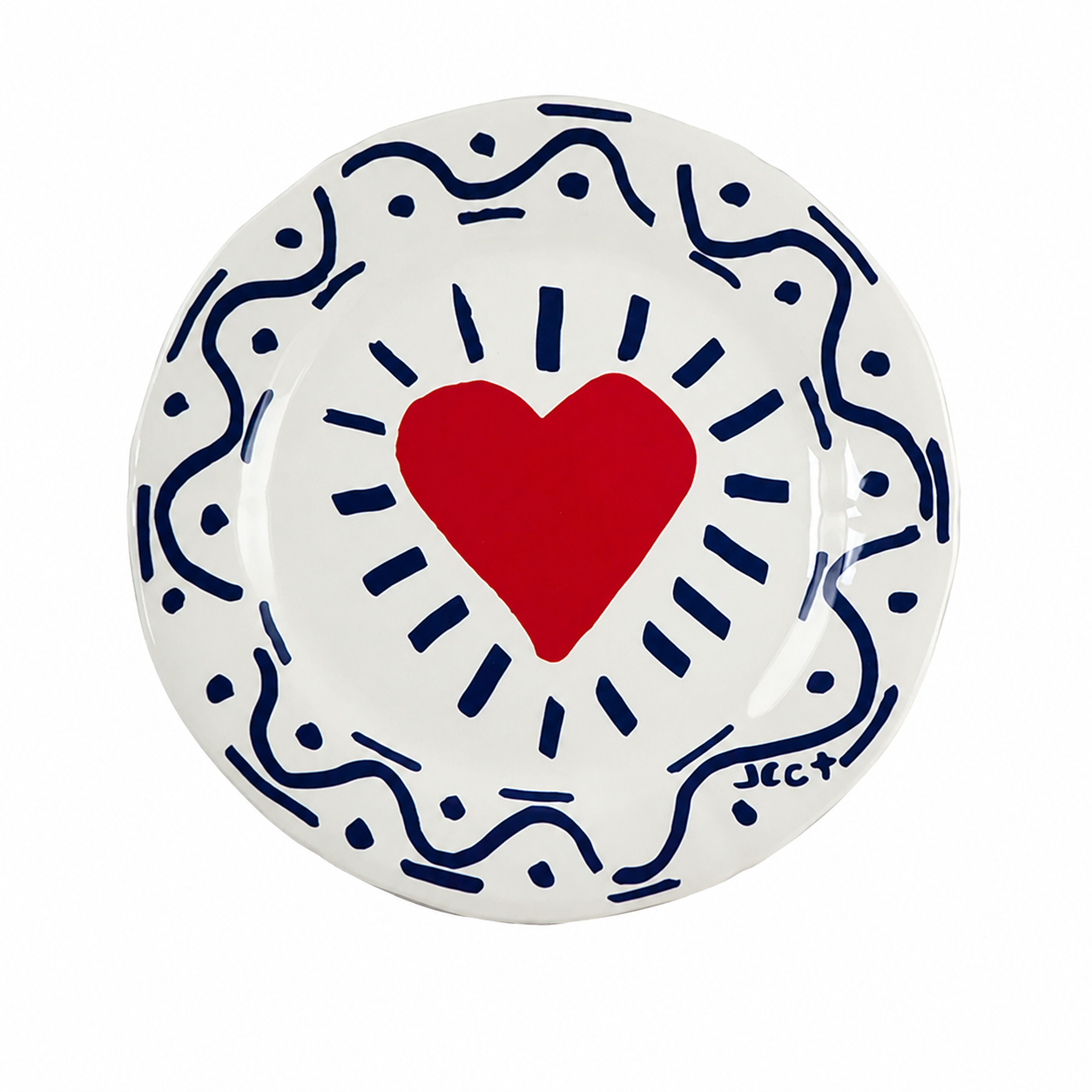 Set of 6 assorted dessert plates - L'Archipel Sentimental