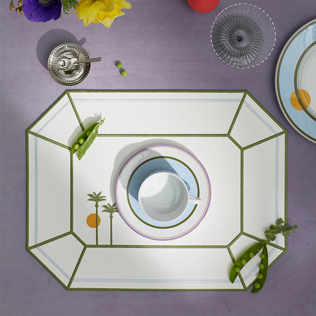 Octagon Breakfast Club Placemats - Set of 2