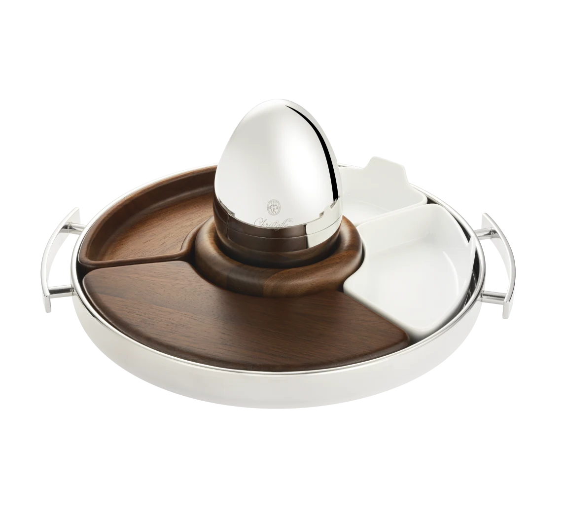 Mood Coffee Round Tray with Handles