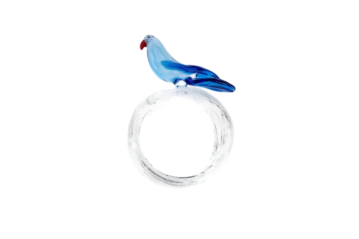 Tropical Birds Napkin Rings (Set of 5)