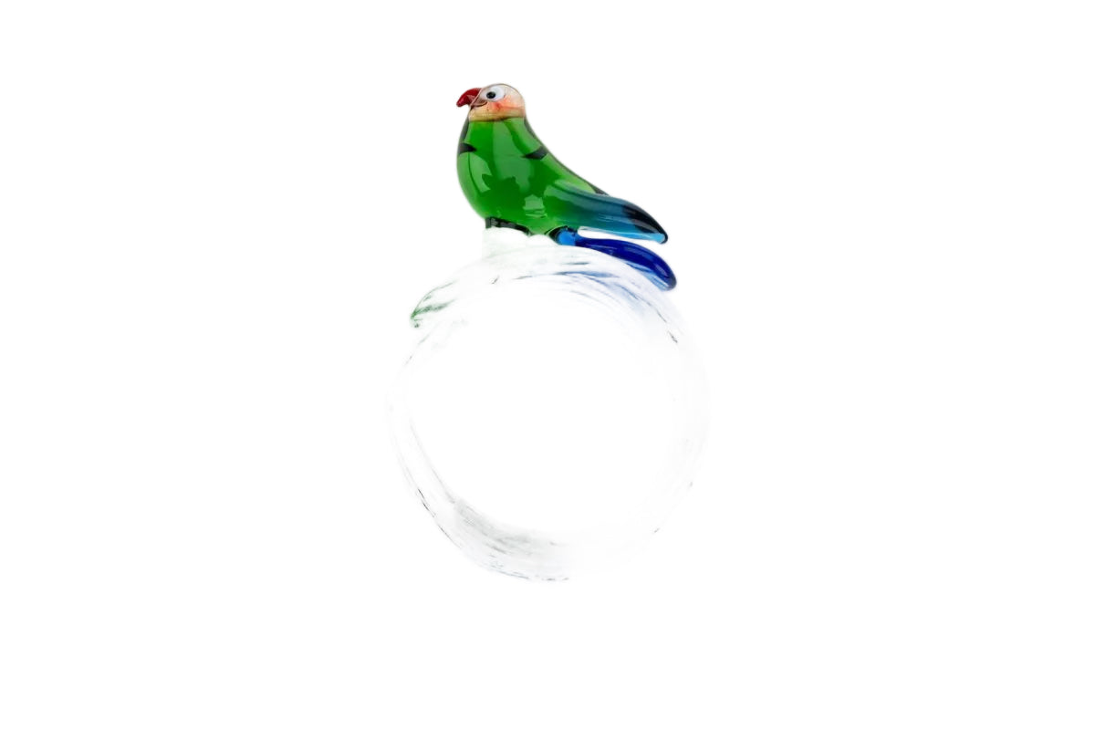 Tropical Birds Napkin Rings (Set of 5)