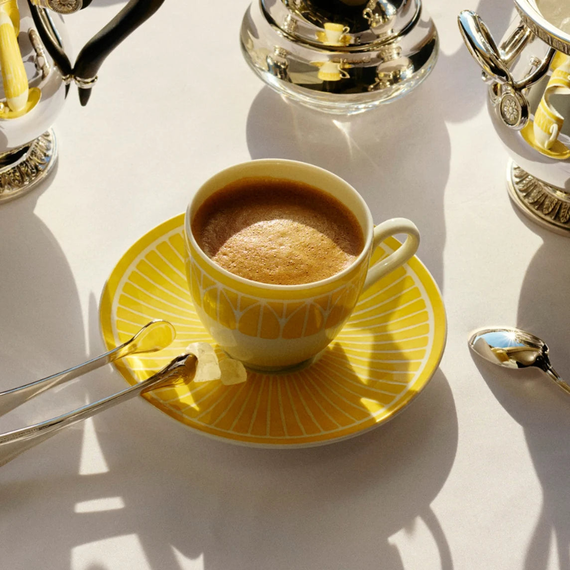 Malmaison Riviera Espresso Cups and Saucers