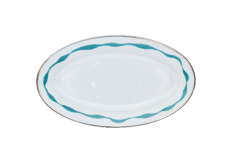 Onde Oval Plate Small