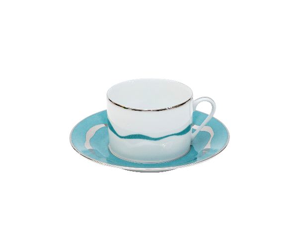 Onde Tea Cup & Saucer