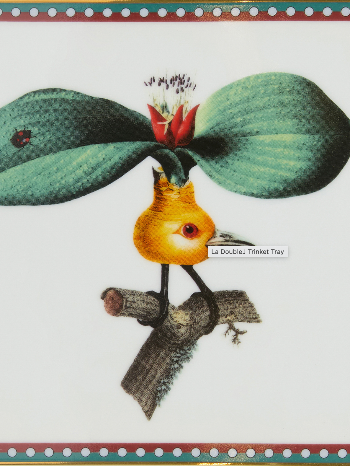 Trinket Tray Leafflyer Saffron
