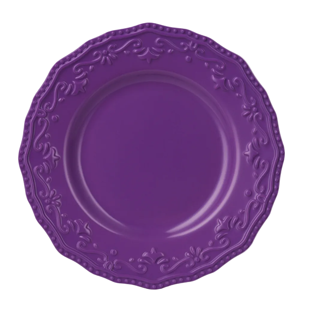 Tenax Fuxia Plate - Set of 6