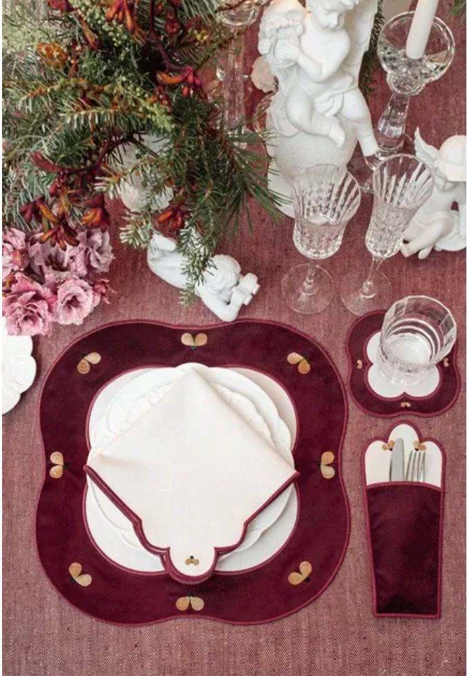 Napkin Golden Bees - Set of 2