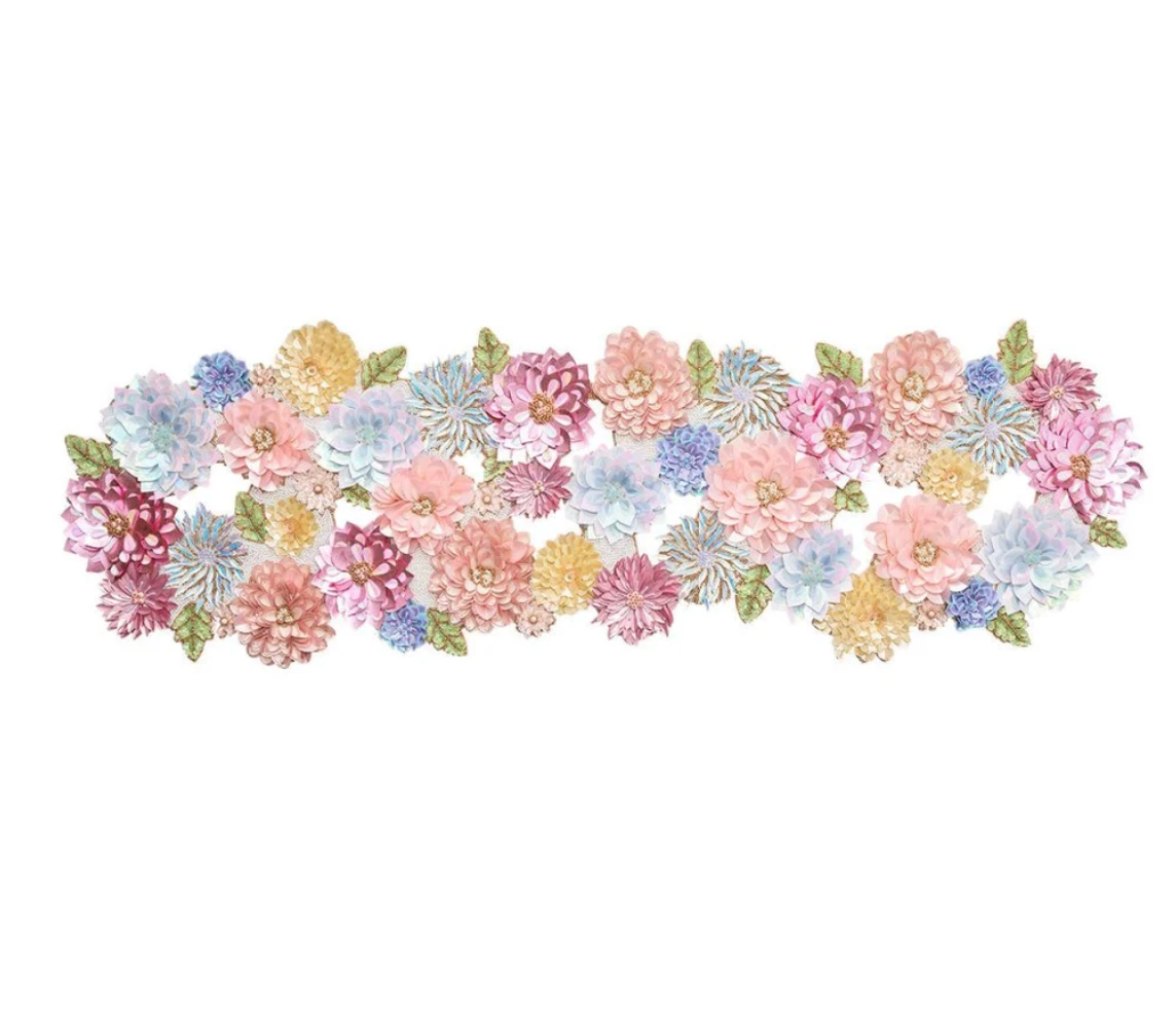 Dahlia Table Runner