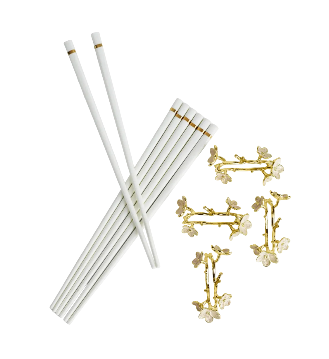 Cherry Blossom Chopsticks & Stands Set