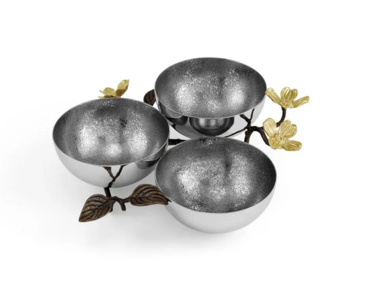 Dogwood Triple Bowl