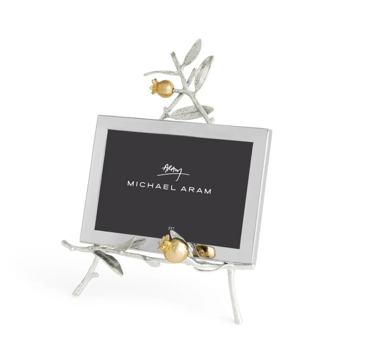 Pomegranate Silver & Gold Easel Frame