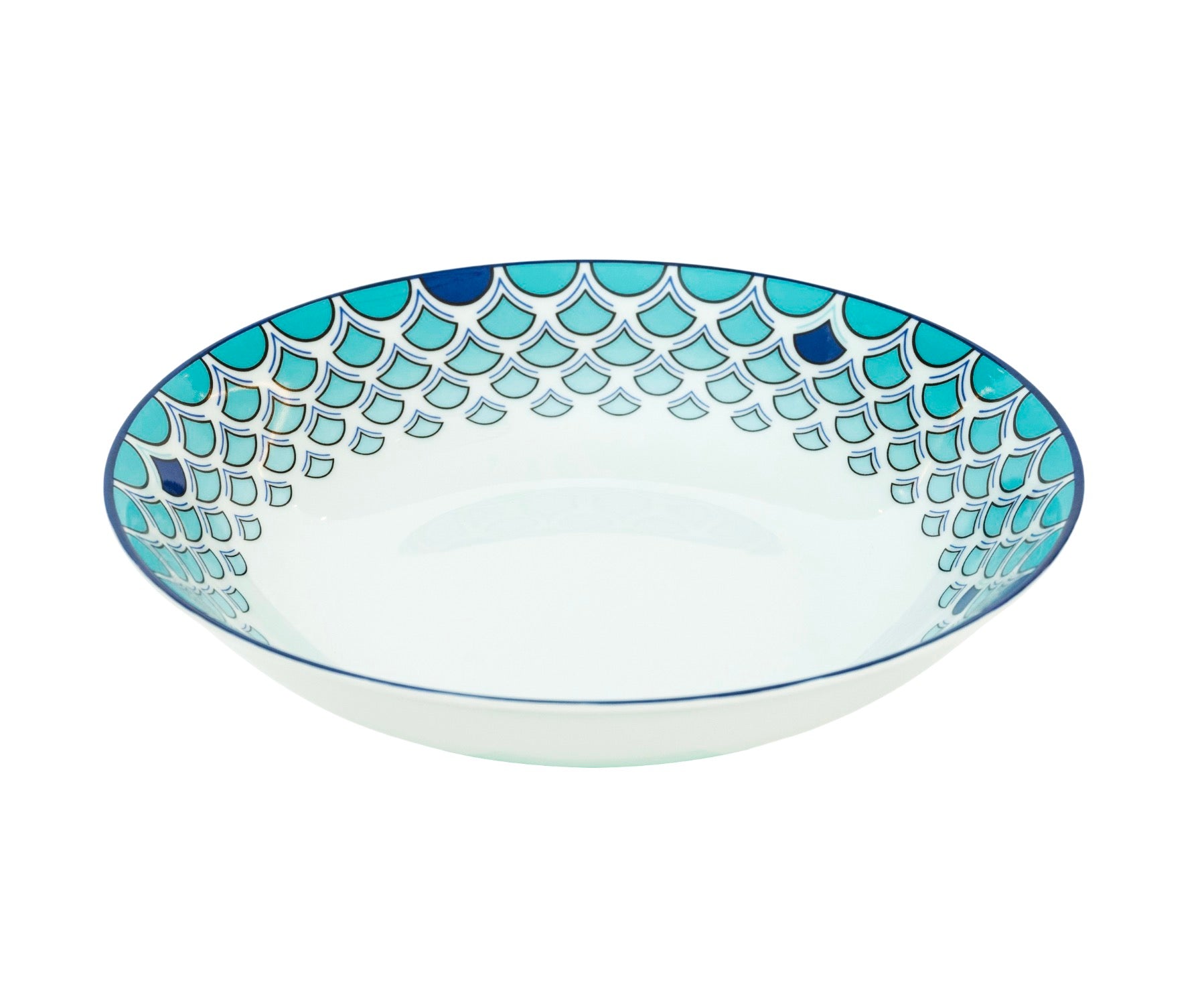 Capri Écailles Deep Round Dish