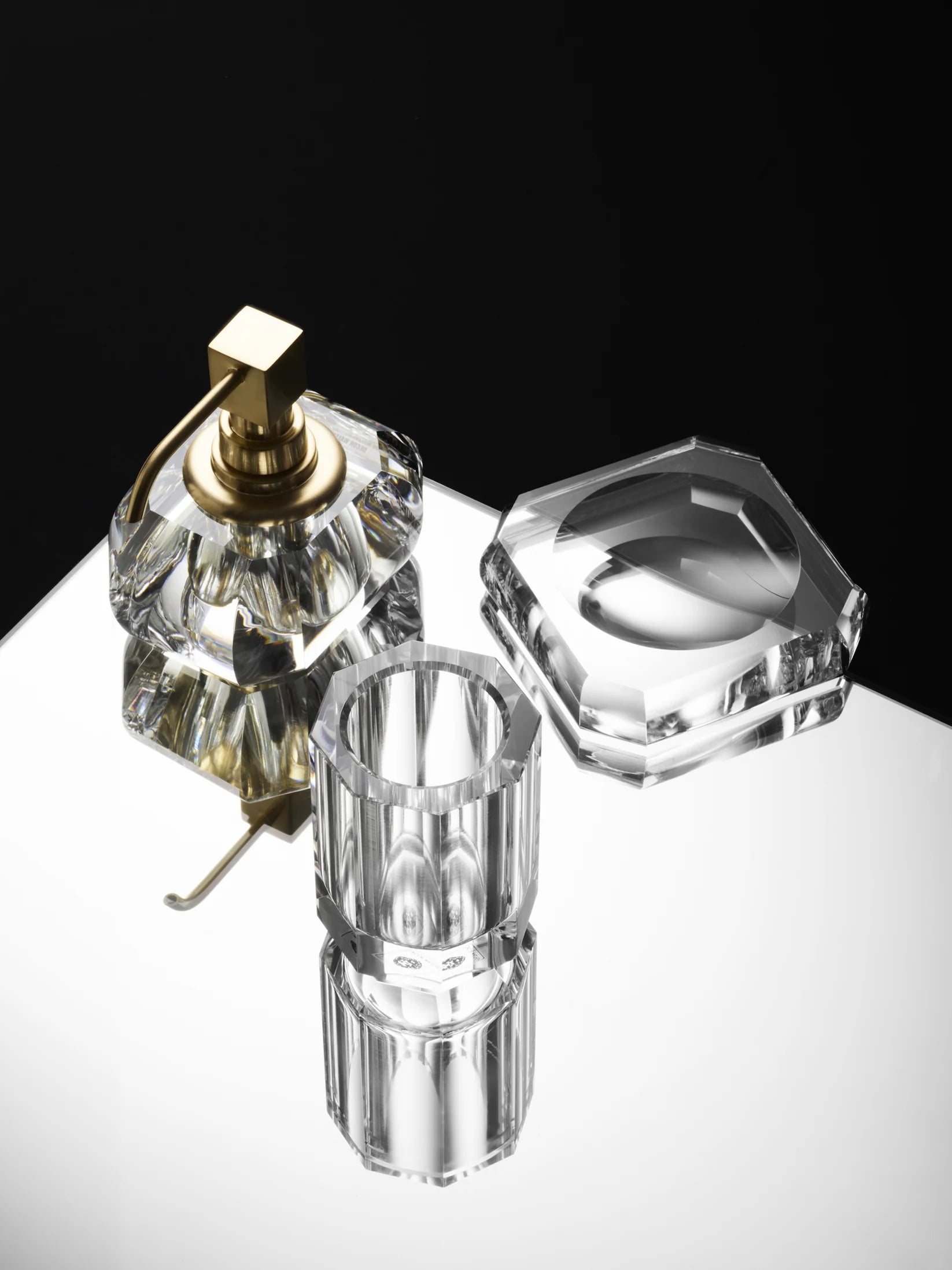 Kristall Soap Dispenser - Amber