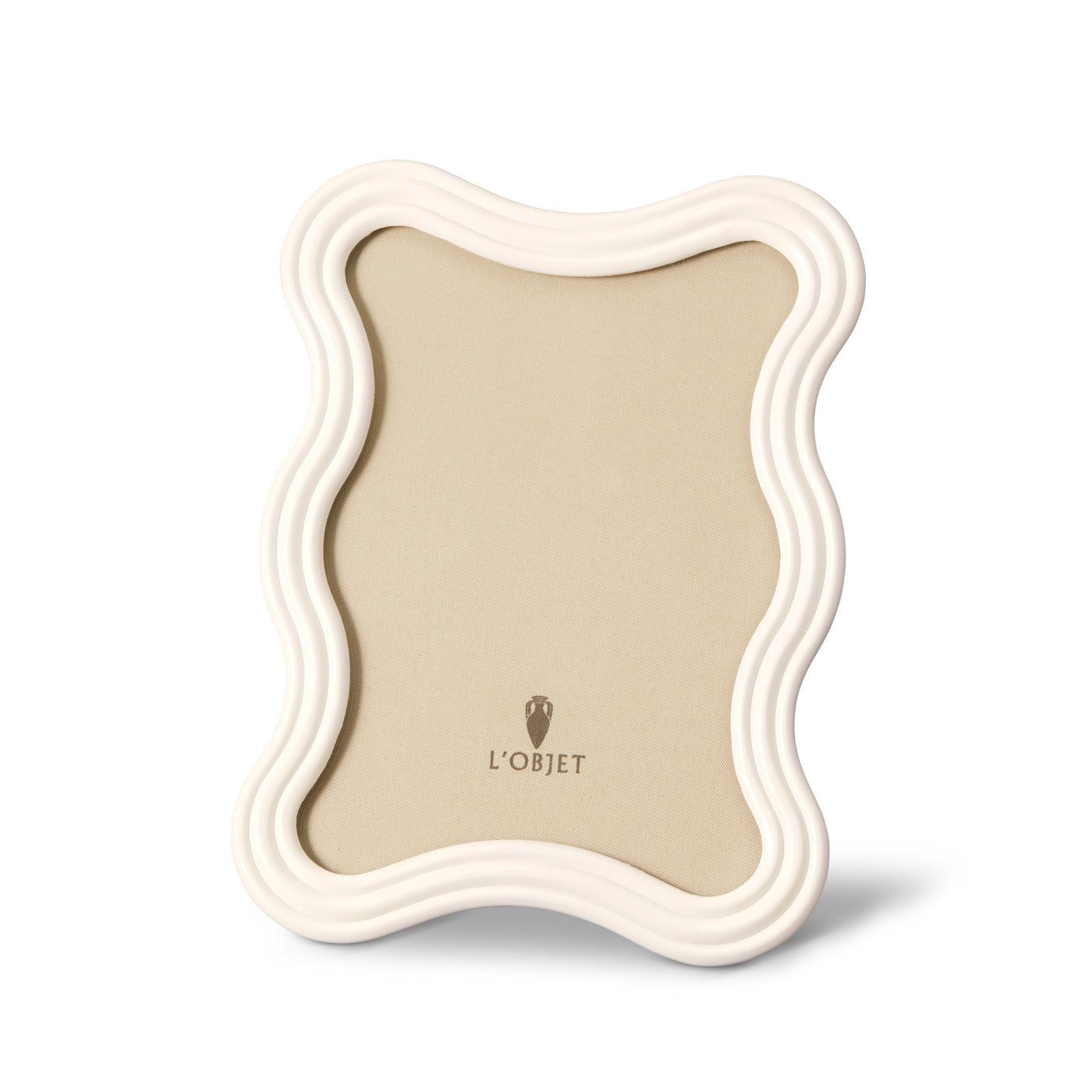 Ripple Picture Frame - White Enamel 13 x 18cm