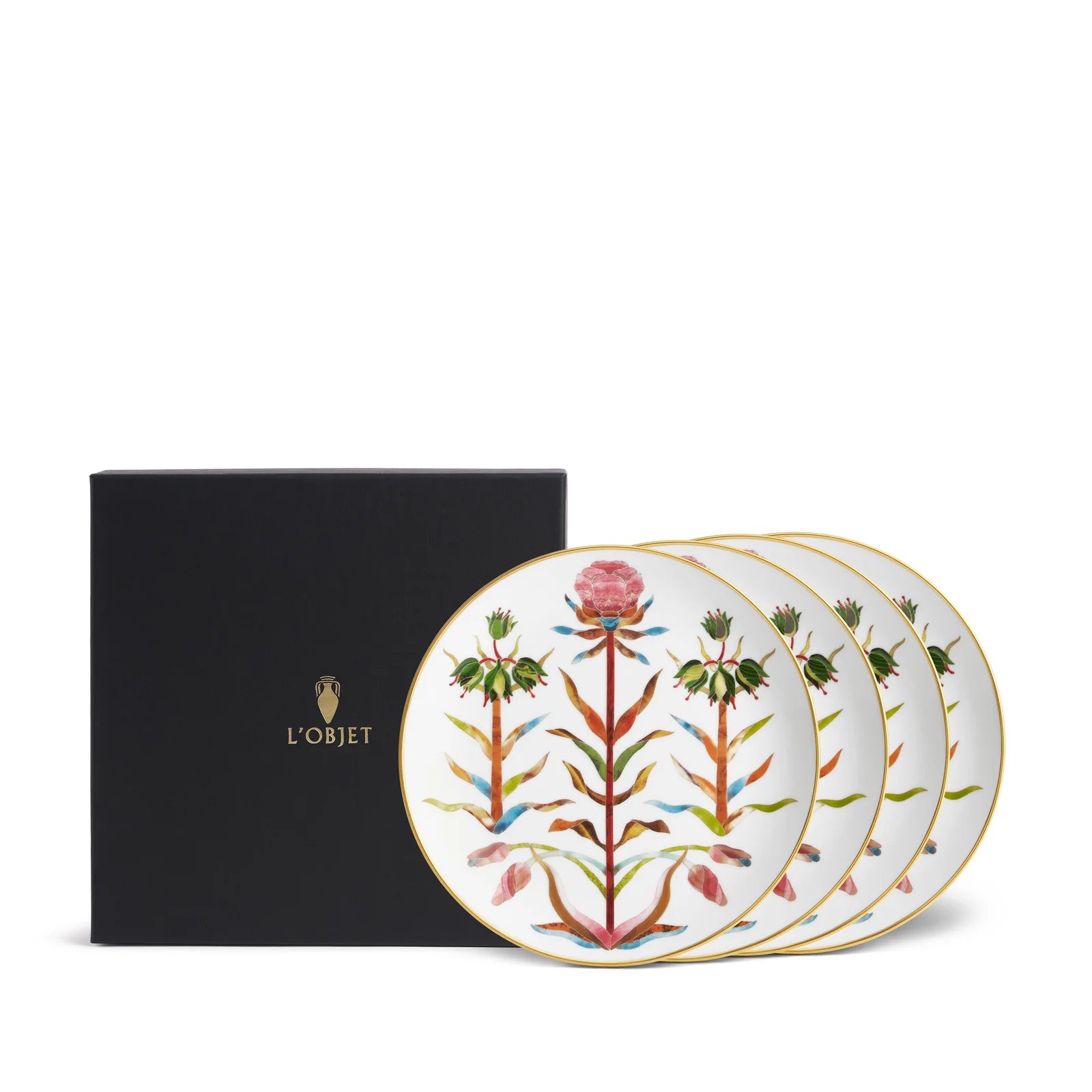 Grand Tour Bread + Butter Plates (Set of 4)