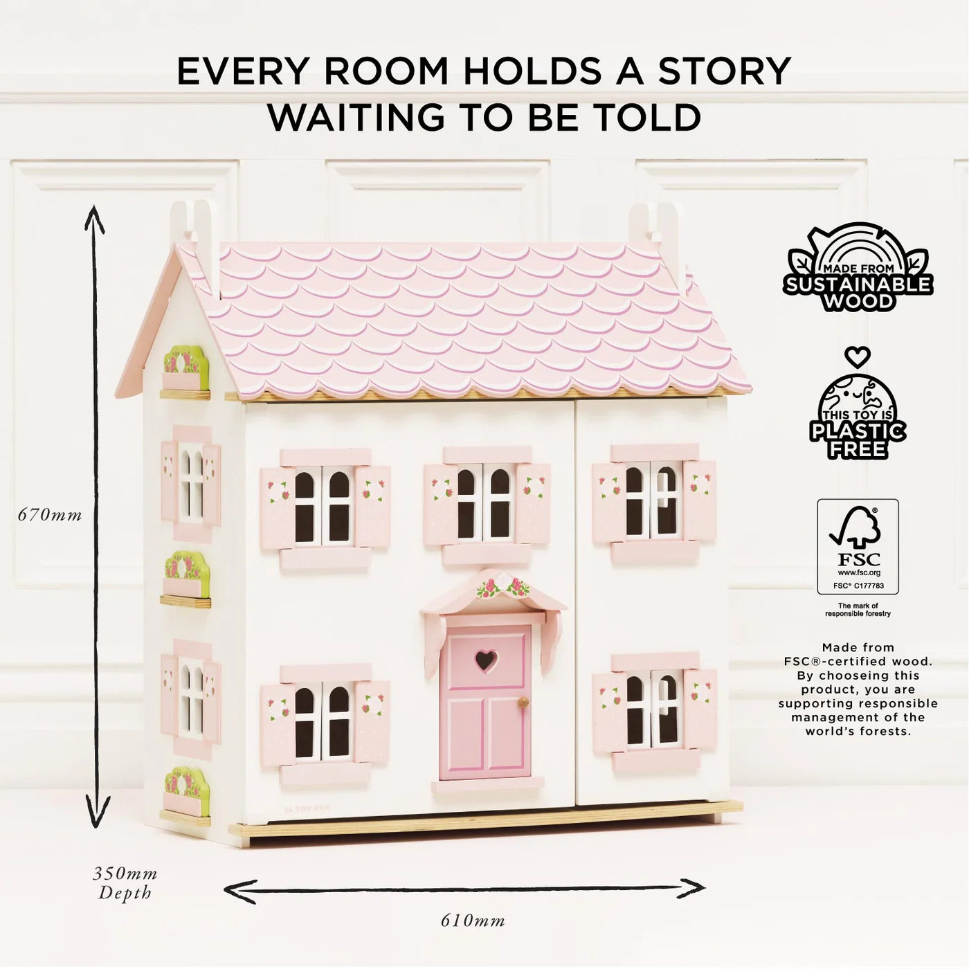Sophie's Wooden Dolls House