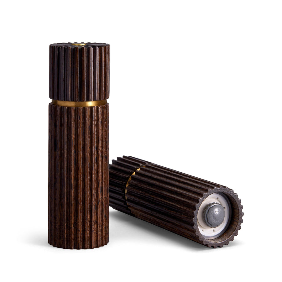 Ionic Salt and Pepper Mills Smoked Oak - Set of 2