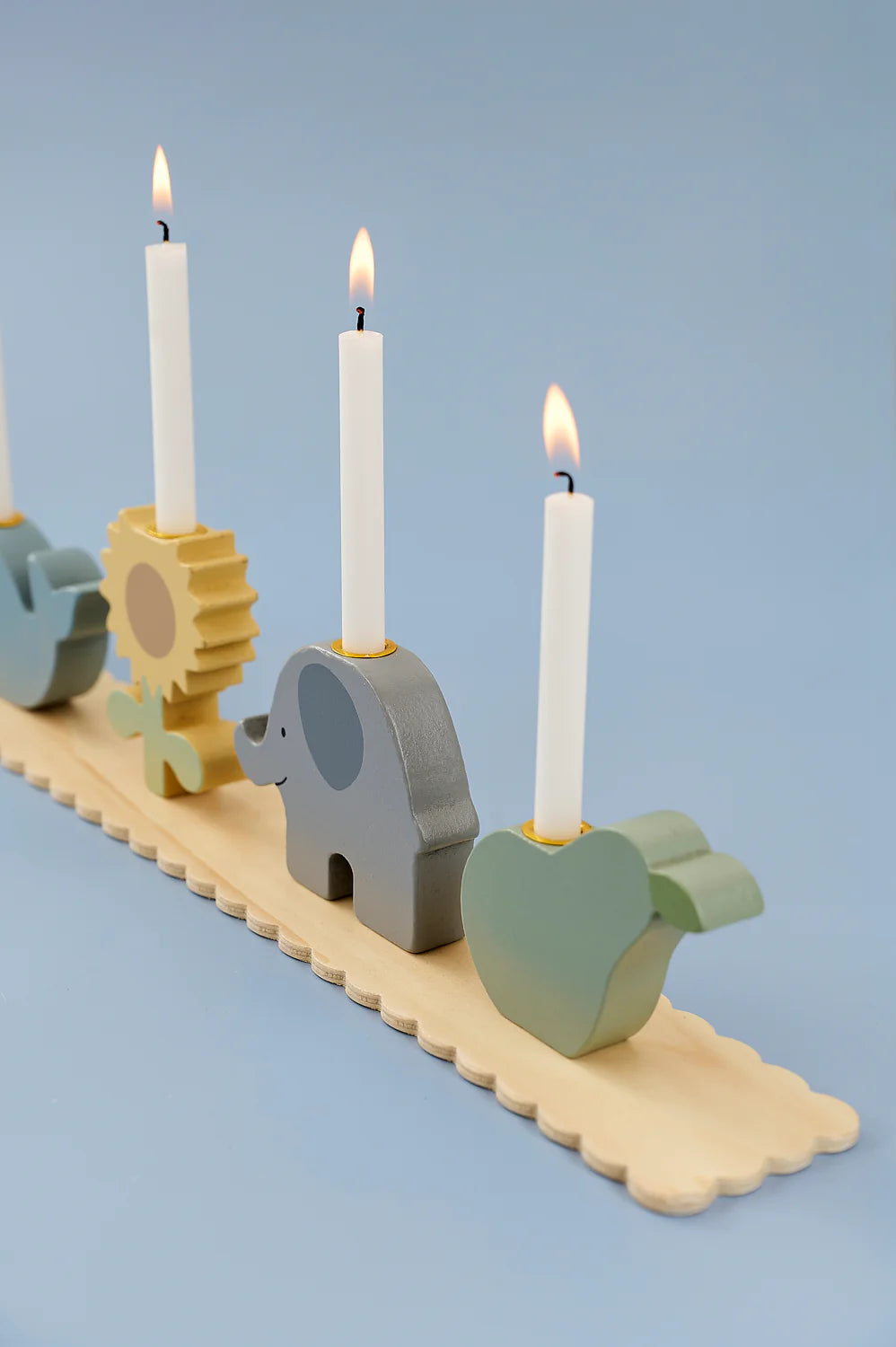 Birthday Train Teddy with Friends