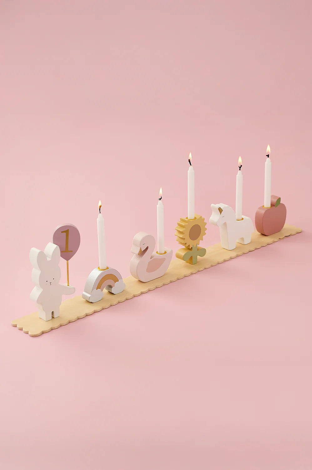 Birthday Train Bunny with Friends