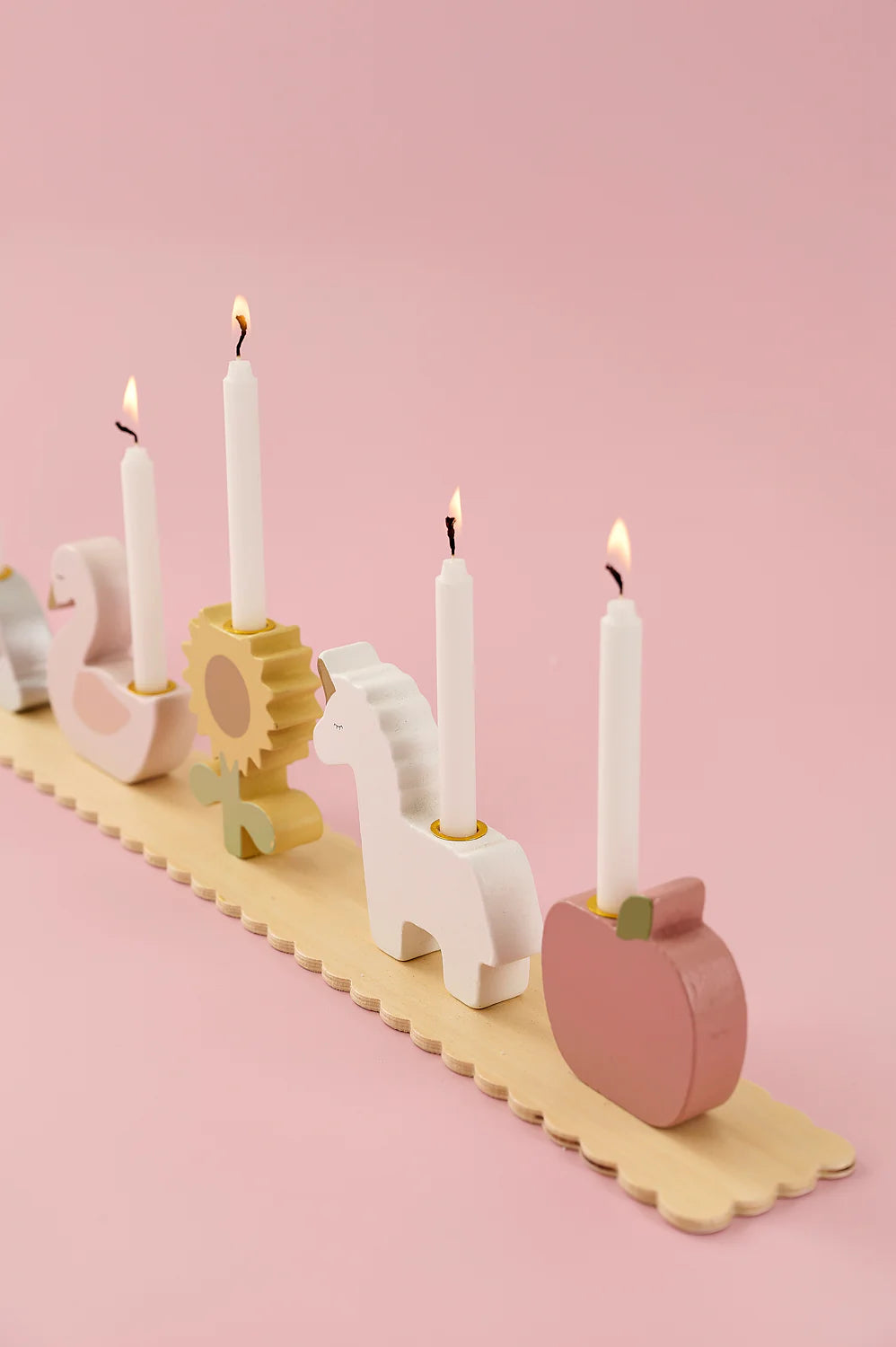 Birthday Train Bunny with Friends