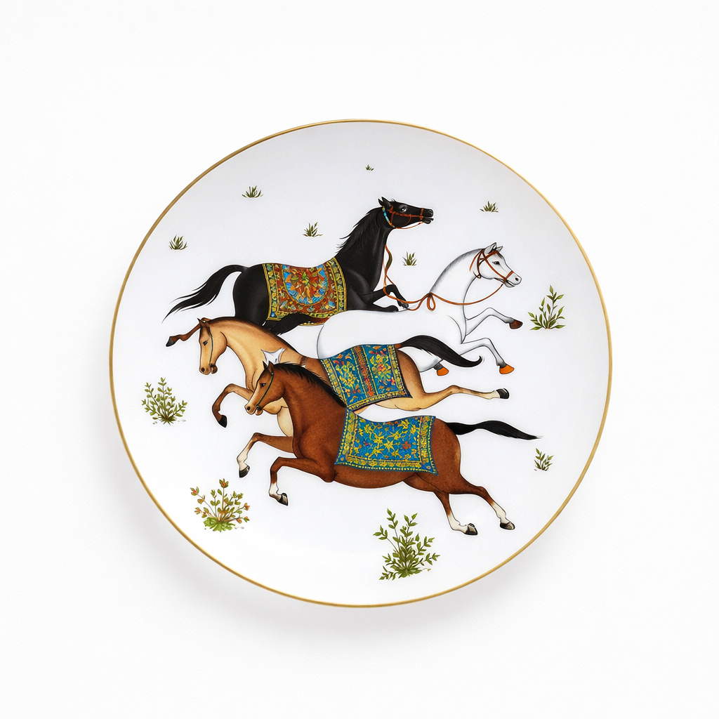 Cheval d'Orient Dessert Plate - Set Of 2