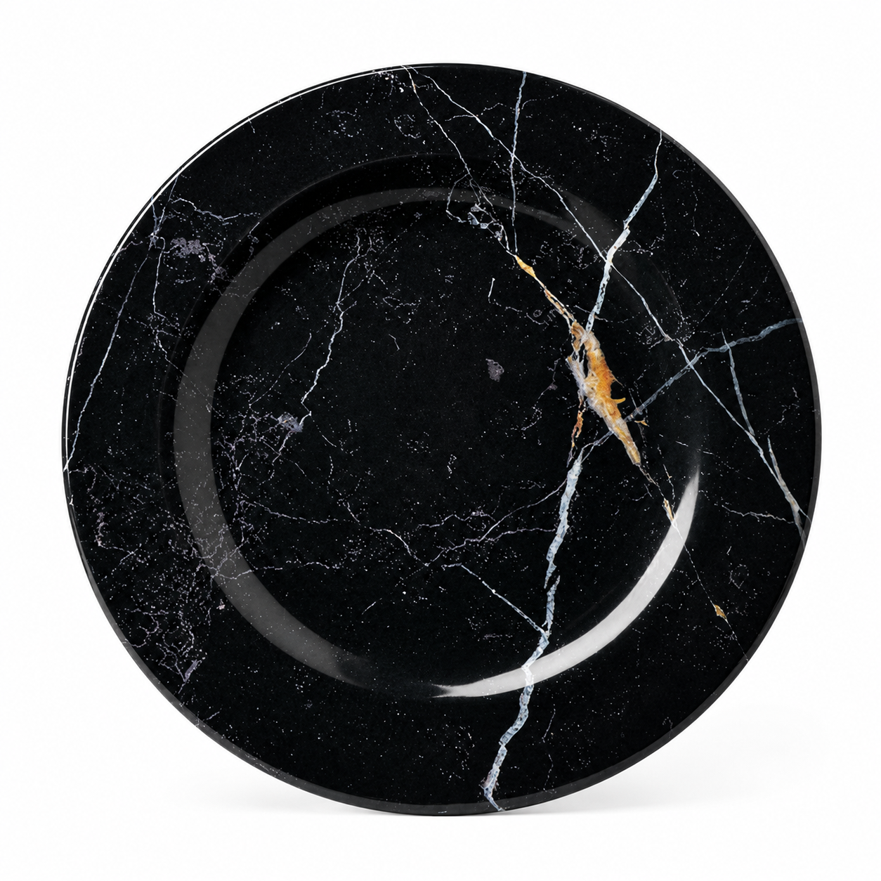 Moreschina Black Plate - Set of 6