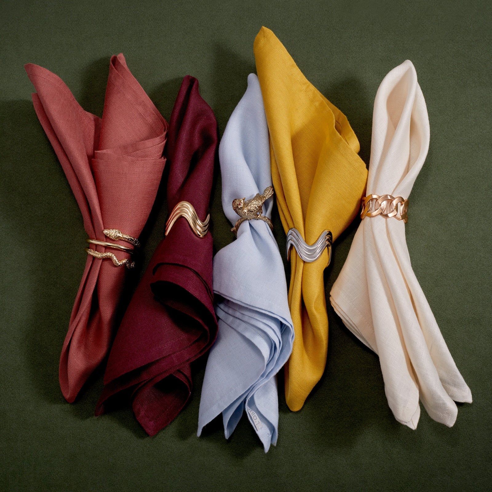 Snake Napkin Rings (Set of 4)