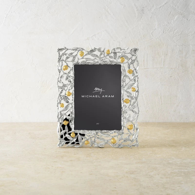 Pomegranate Silver & Gold Frame