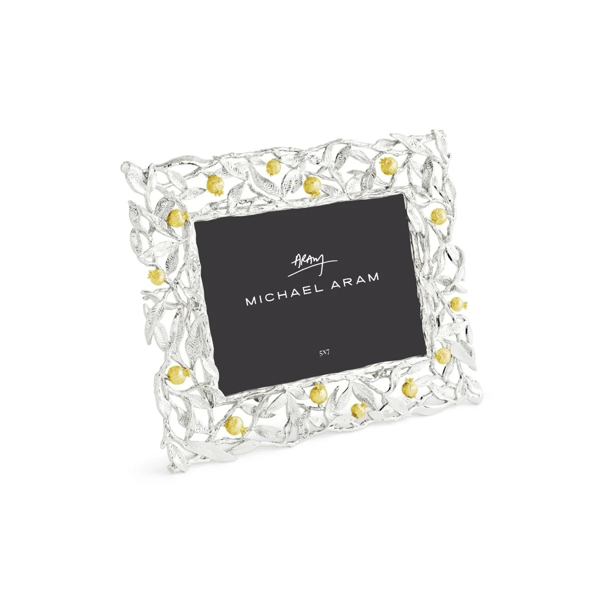 Pomegranate Silver & Gold Frame