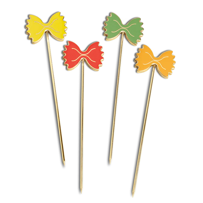 Pasta Party Cocktail Picks - Set of 4