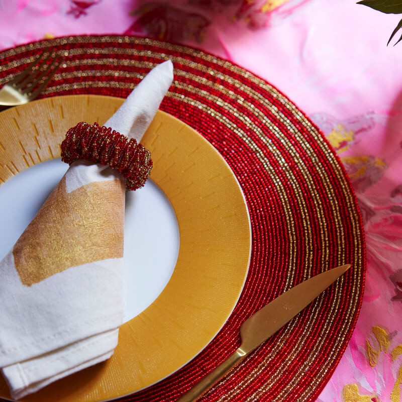 Sparkle Napkin Ring - Set of 4