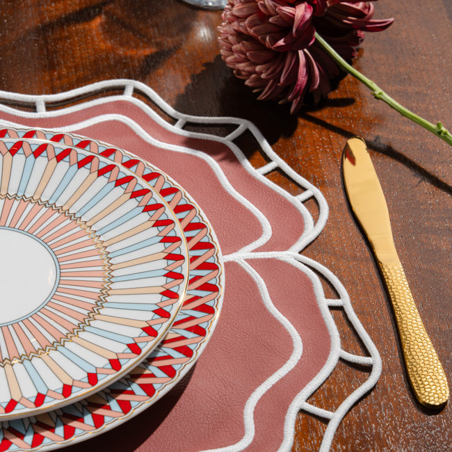 Eclipse Faux Leather Placemats - Set of 2