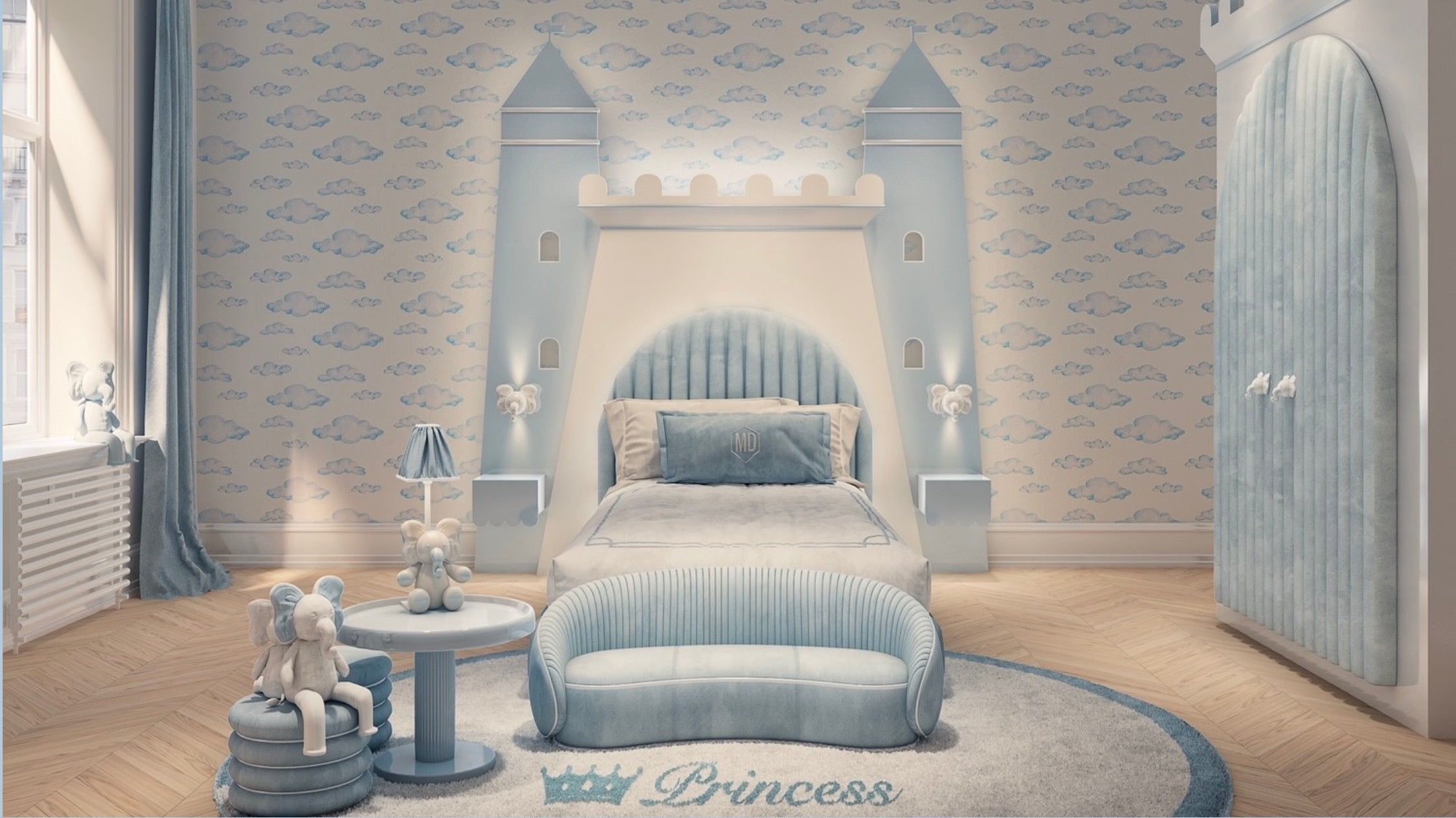 Castle in the Clouds Bedroom