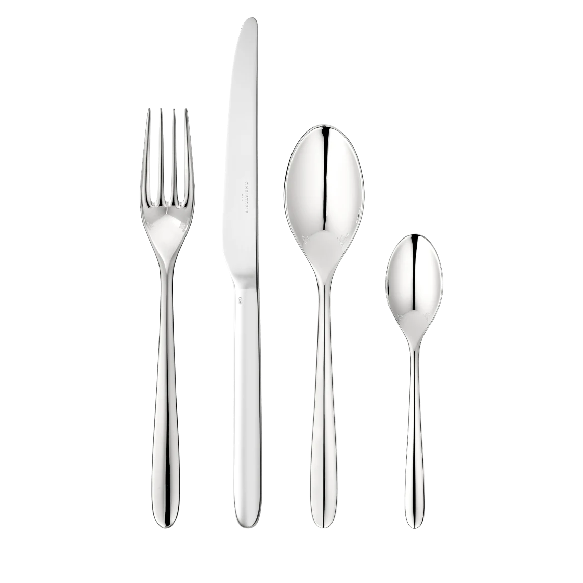 Mood 24-Piece Silver-Plated Flatware Set with Chest