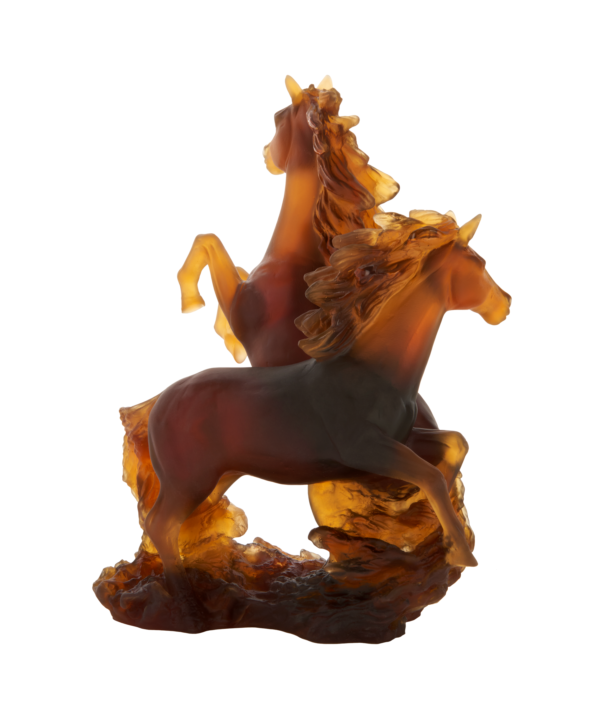 Cavalcade Two Horses Sculpture