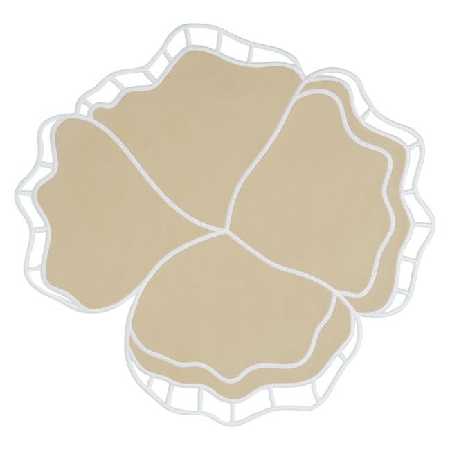 Eclipse Faux Leather Placemats - Set of 2