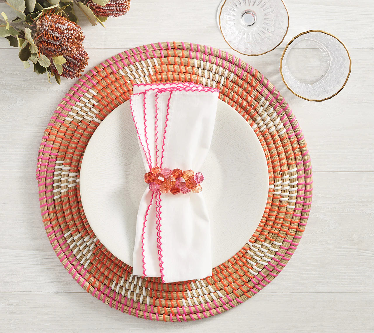 Pop Rocks Napkin Ring - Set of 4