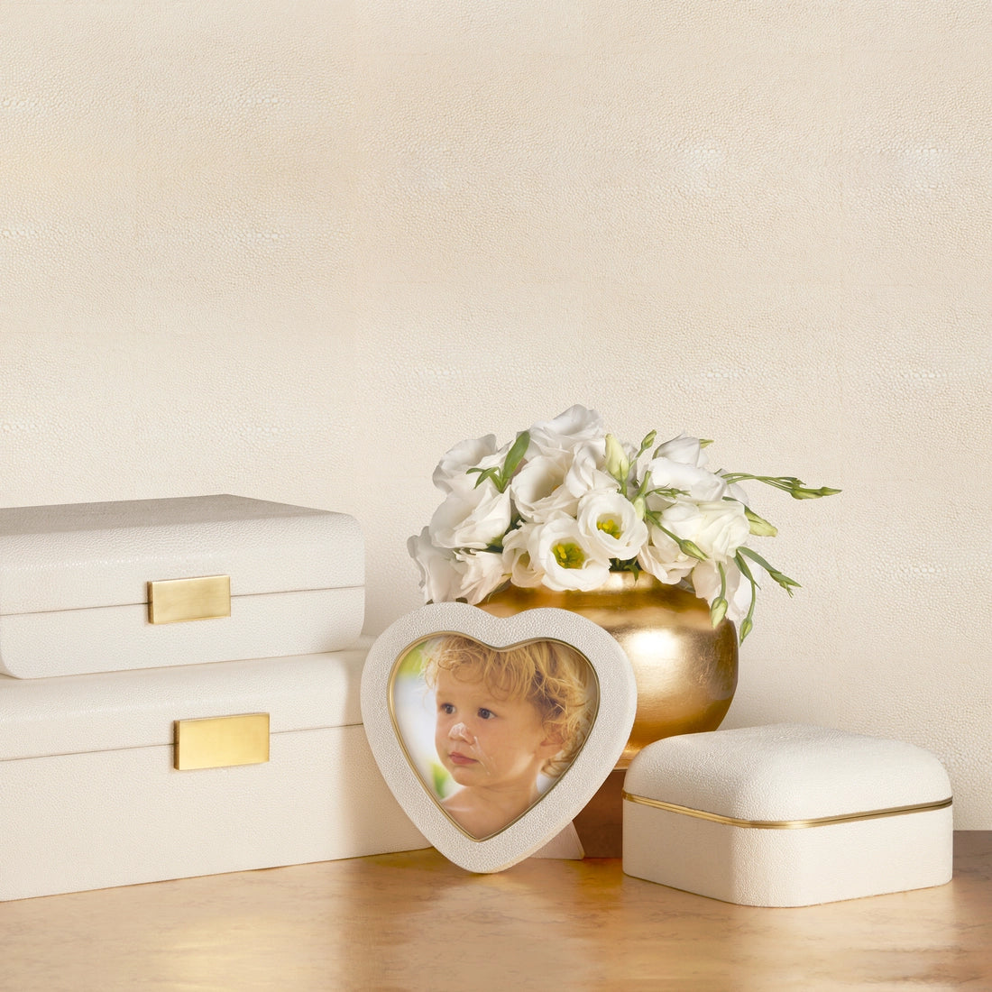 Shagreen Heart Frame