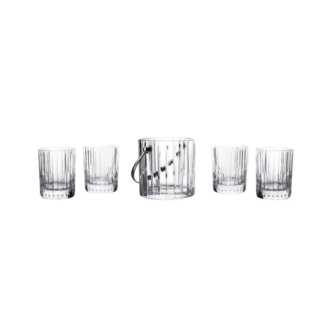 HARMONIE ON THE ROCKS TUMBLERS AND ICE BUCKET SET